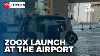 Zoox autonomous robotaxis to begin trips to Harry Reid International Airport
