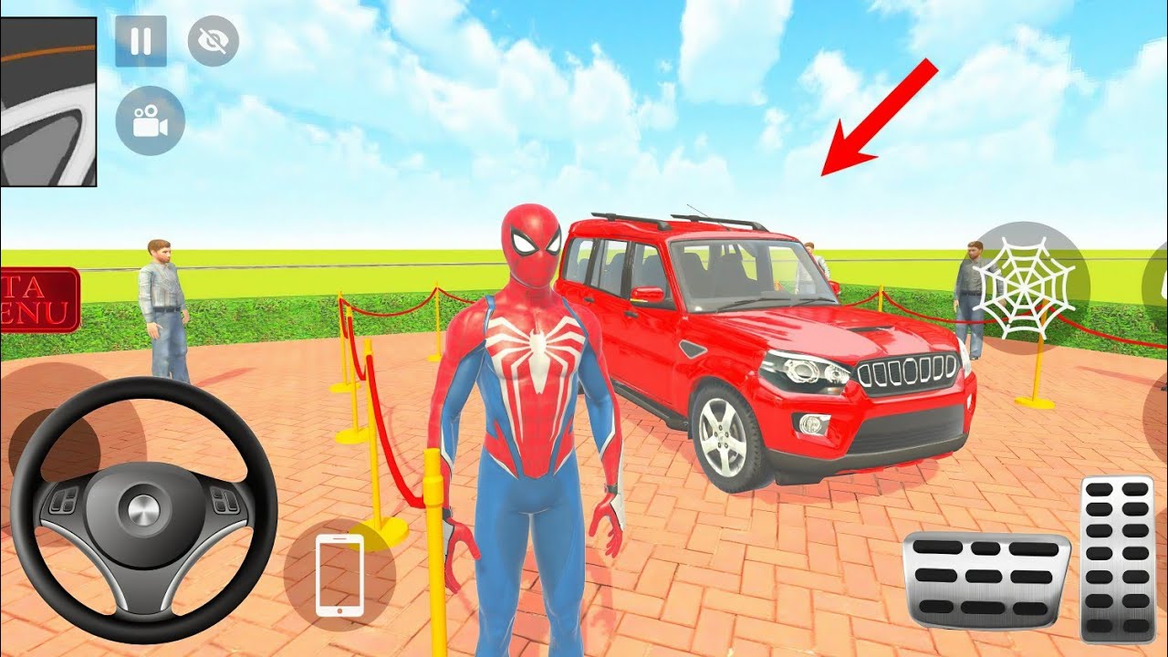 🤑Franklin Purchase Modified RED Scorpio N Car🚘🥳 Indian Thift Auto Simulator🤩 Android Gameplay