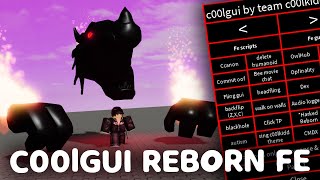 ROBLOX C00lgui Reborn FE Script GUI