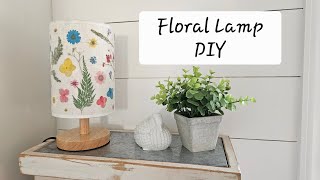 Watch me make the DIY Pressed Floral Lamp by Hortsun