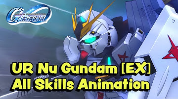 UR Nu Gundam [EX] All Skills Animation - SD G Generation Eternal