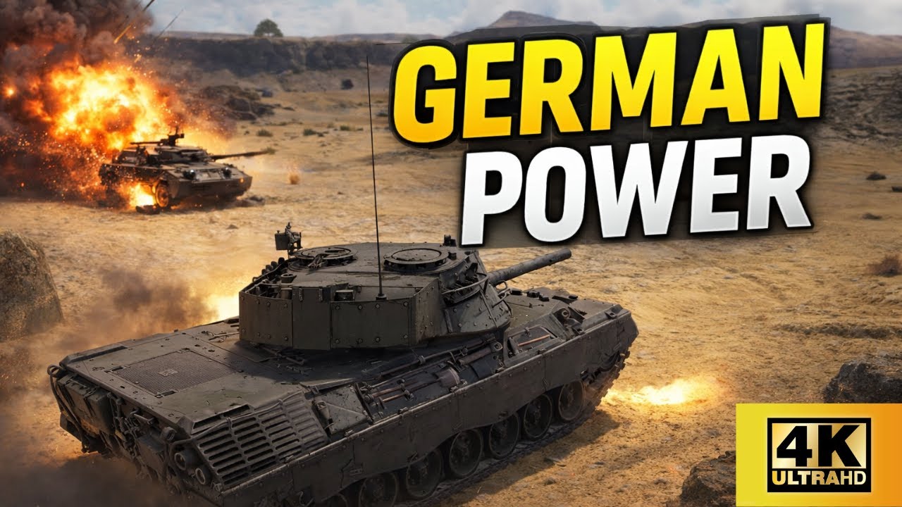German Tank Gameplay in War Thunder | Satisfying Kills | 4K - YouTube