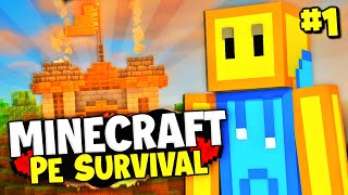 Minecraft Survival Series Day 1 || Minecraft Survival Gameplay #minecraftpesurvival