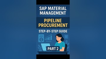 SAP MM Pipeline Procurement: Step-by-Step Guide  #sapmm #sapsftraining #business