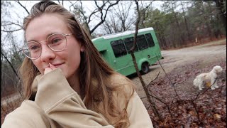 Camping with a puppy | a new buslife adventure