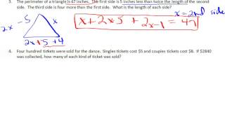 Checkpoint 7A Writing Equations