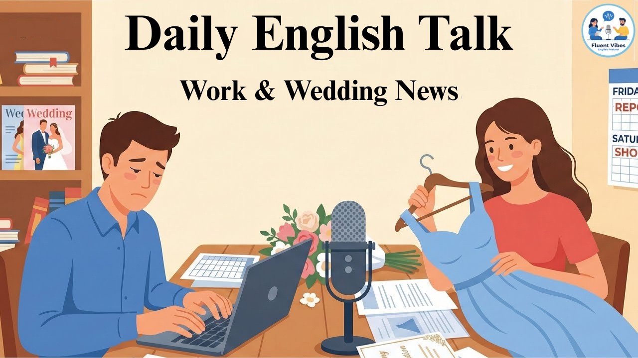 Real Life Talk: Work & Happy News | Learn English for Beginners | English Podcast