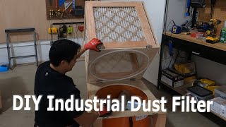 DIY Industrial Dust Filter using 24x24 filters