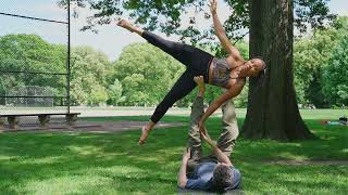 Acroyoga Curriculum V2: Level 3: Lesson 2: Cartwheel Into Side Star (Full lesson) - Arielle