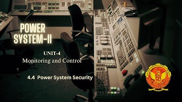 4.4 Power System Security | EE602 |