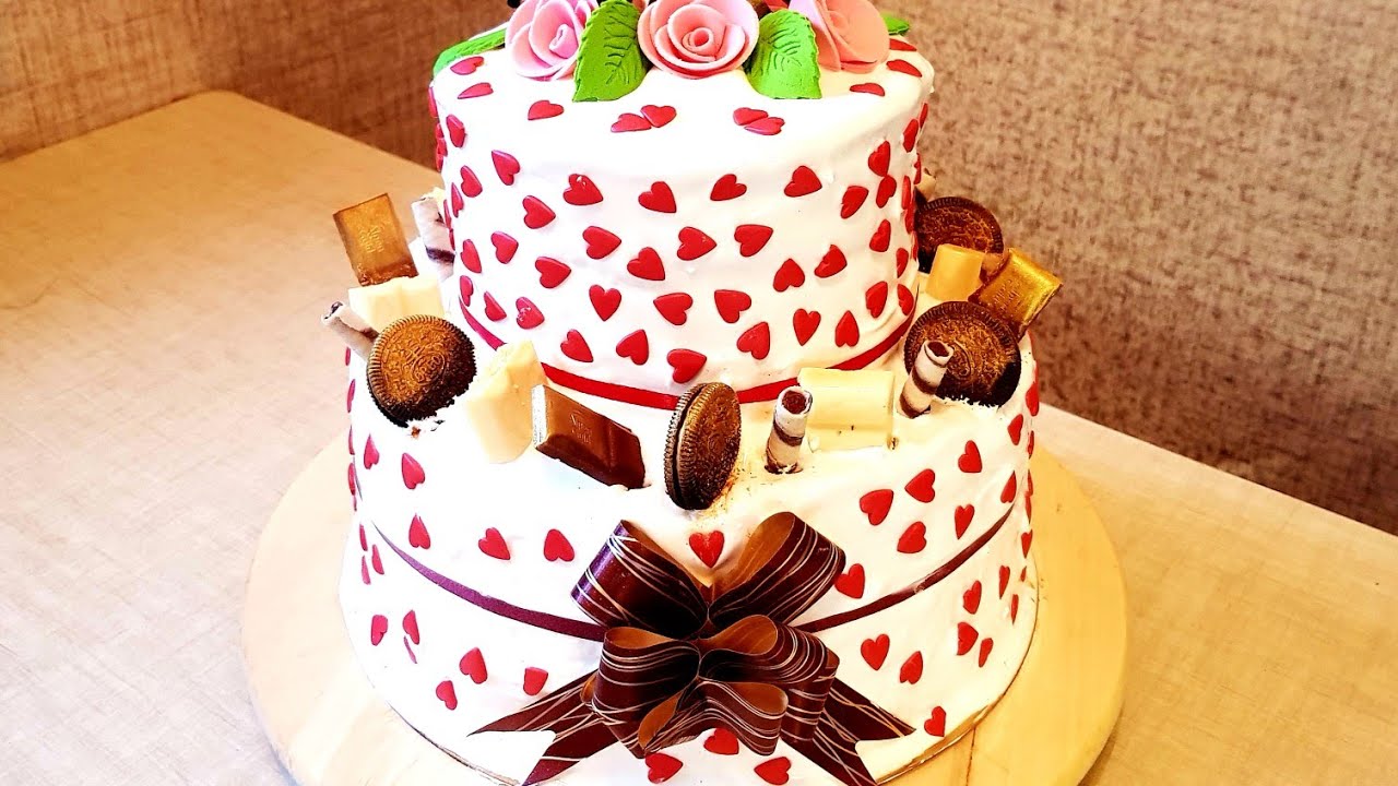 Свадебный ТОРТ🎂🍰. КАК сделать СВАДЕБНЫЙ ТОРТ САМОМУ! Двухъярусный торт. На заказ!!!