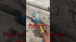 How to remove and fixed solonide valve in hvac
