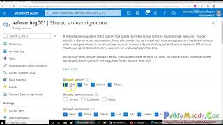 Azure Storage Account explained|Access Keys | Secure Access Signature | Data layer| Management Layer screenshot 5
