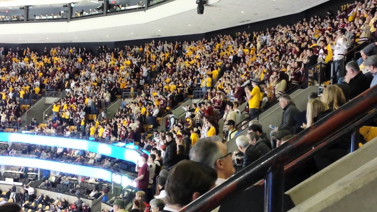 Boston College Hockey Goal Chant (Beanpot vs. BU) Win Big Sports