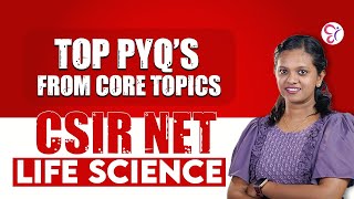 TOP PYQs FROM CORE UNITS CSIR NET LIFE SCIENCE | CSIR NET EXAM COACHING CLASS | CSIR NET EXAM 2025