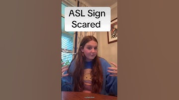 Learn How To Sign "Scared" in ASL for Beginners | American Sign Language #shorts