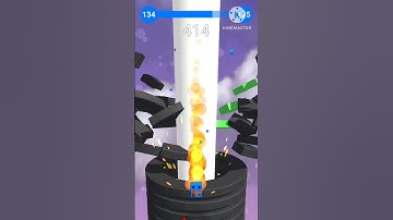 Stack Ball Gameplay 🔥🔥 || Level 134 || #shorts #trendingshorts #ytshorts