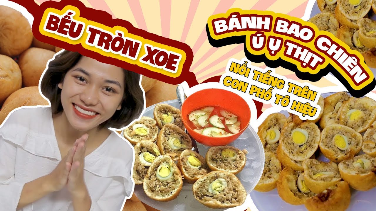 bánh bao chiên ngon ở hà nội New 2022 BẾU TRÒN XOE – BÁNH BAO CHIÊN Ú Ụ THỊT NỔI TIẾNG PHỐ TÔ HIỆU| Vietnam streetfood | TastingVietNam