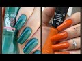 Gorgeous women&#39;s hand nail art designs and nail pants//best nail polish and nail pants