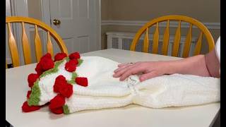 Is it a blanket or a bouquet of flowers or both?
