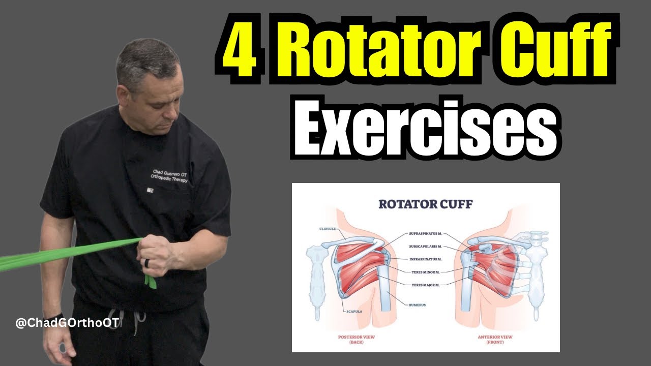 Rotator Cuff Strengthening: 4 Essential Shoulder Rehab Exercises - YouTube