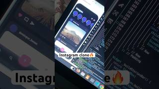 Flutter instagram home page clone 🔥 | instagram clone Ui #flutter #coding #instgram