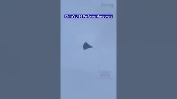 Chinese J-36 Sixth-Generation Fighter Jet Performs Maneuvers
