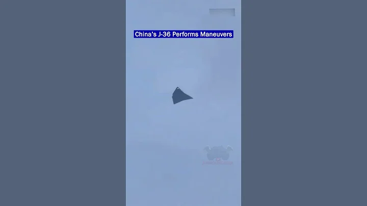 Chinese J-36 Sixth-Generation Fighter Jet Performs Maneuvers