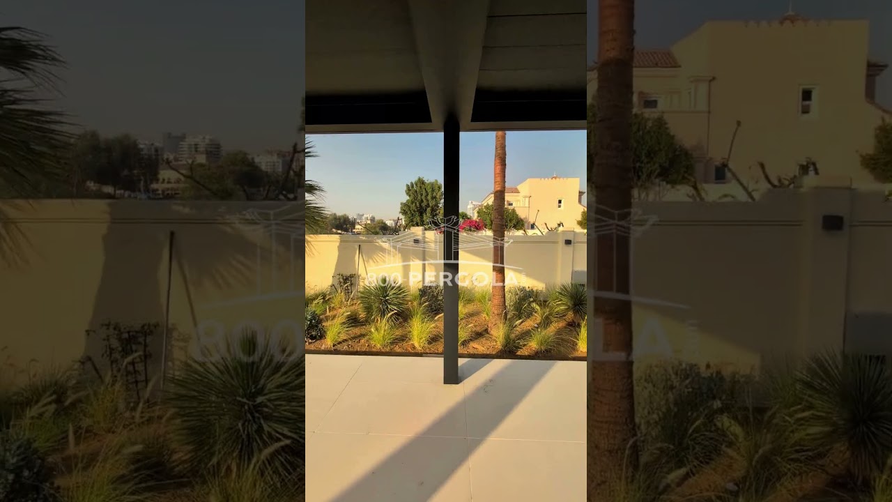 Smart Outdoor Living | Motorized Pergola Installed at Esmeralda by 800PERGOLA