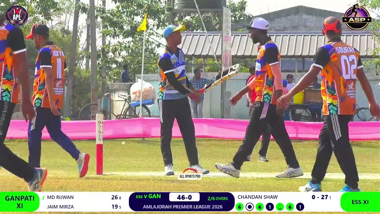 GANPAT XI VS ESS XI  | AMLAJORAH PREMIER LEAGUE 2026 | SEASON 3 |  AT DURGAPUR , AMLAJORAH #asp