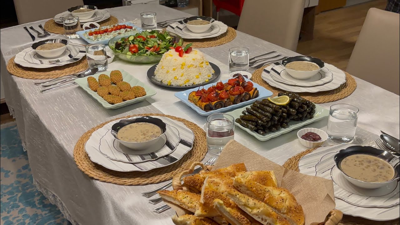 İftar Sofrası Menüsü~ İftar Daveti İçin Pratik Tarifler ✅ #ramadan #iftar #sahur