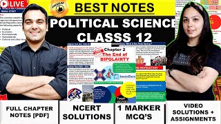 Political Science Best Notes?Class 12 | Chapter 2 The End of Bipolarity | New Topics Included CBSE