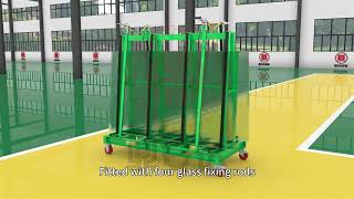 A frame glass storage racking glass transportation rack
