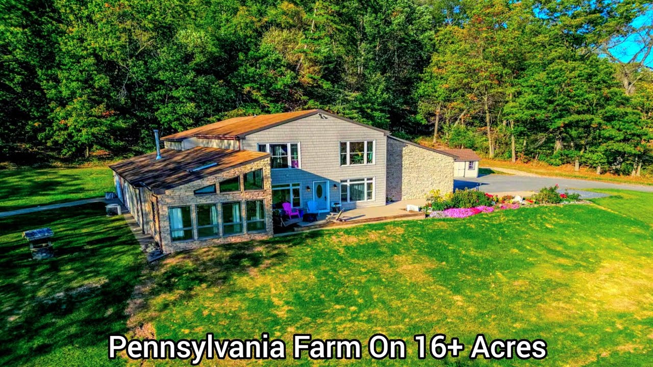 Дома в Пенсильвании на 16 акрах | Недвижимость в Пенсильвании | 4 спальни, 3 ванные комнаты | Осо...