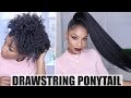 HOW TO | Drawstring Ponytail on Natural Hair