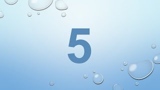 5 Seconds | Countdown Timer | Tick Sound | Blue