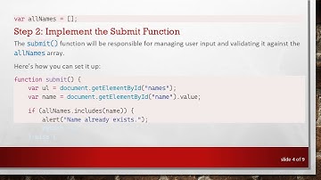 How to Check if a Username Already Exists with Pure JavaScript