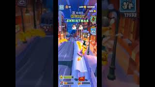 ☃️ Santa Claus ☃️ wants to catch me ☃️ Merry Christmas ?? FREYA ? thank you All ?? subwaysurfers