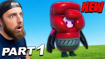 Fall Guys - Gameplay Walkthrough Part 1 - NEW PUNCHING GLOVE SKIN