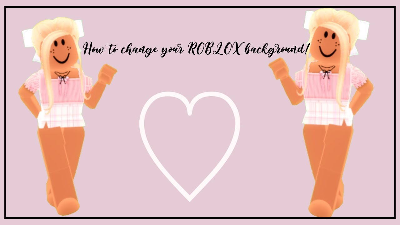 How To Change Your Roblox Background Youtube - roblox orange background