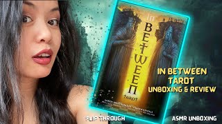 IN BETWEEN TAROT ASMR UNBOXING AND COOL FLIP THROUGH AND REVIEW 🤯 screenshot 5