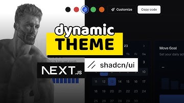 Dynamic Colors Themes and Modes in Next.js + Shadcn UI (2025)