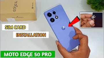 Sim Card Installation in Motorola Edge 50 Pro | How to install Sim Card in Mobile | Moto Edge 50 Pro