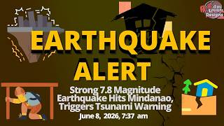 Strong 7.8 Magnitude Earthquake Hits Mindanao, Triggers Tsunami Warning as of June 8,  2026