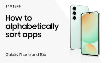 Sort apps alphabetically on Galaxy devices | Samsung US