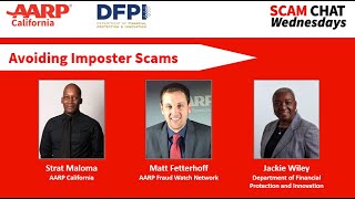 Scam Chat Wednesdays: Avoiding Imposter Scams 8/20/25