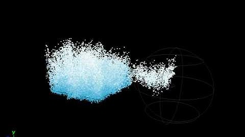 Maya Particle Test - Grab particles