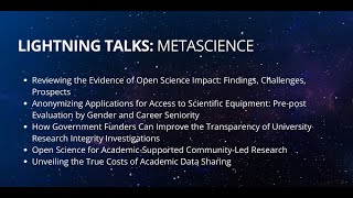 Lightning Talks: Metascience