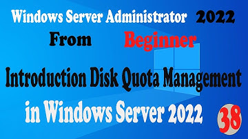 តើអ្វីទៅជា disk Quota Management គេប្រើវាដើម្បីអ្វី?
