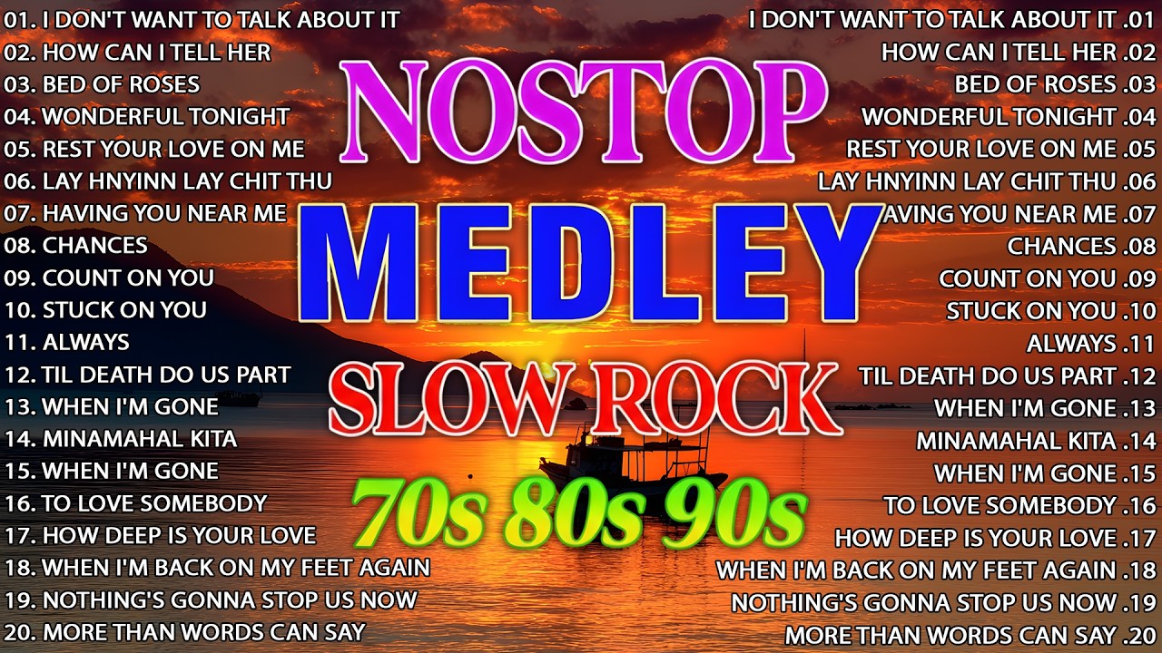 Slow Rock Love Songs 70s 80s 90s Collection || Greatest Hits Slow Rock || Best Mga Luamang Tugtugin